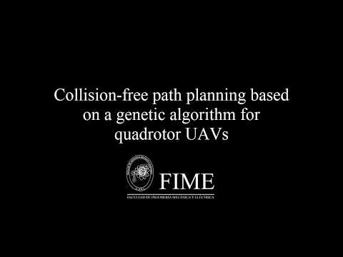 Collision-free path planning based on a genetic algorithm for quadrotor UAVs