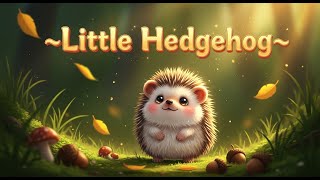 Little Hedgehog | Cute Kids Song | Animated Nursery Rhyme for Children 🦔🎵