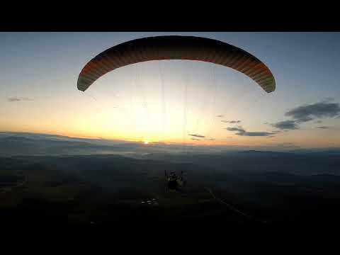 First paramotor flight in Europe for 2024.