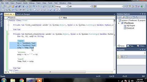 VB.NET 2 TextBox tutorial