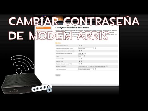 Cómo Cambiar La Contraseña Y Nombre De Tu Módem Arris (Megacable y otros) - 2021