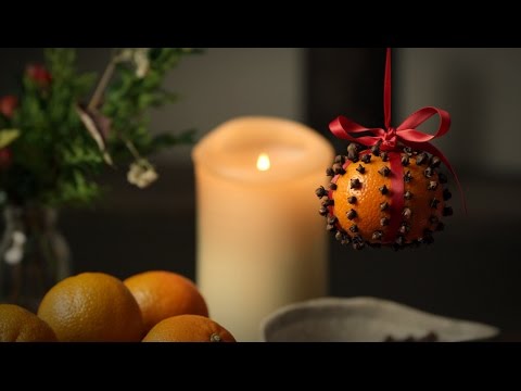 M S Food How To Make Clementine Clove Christmas Decorations