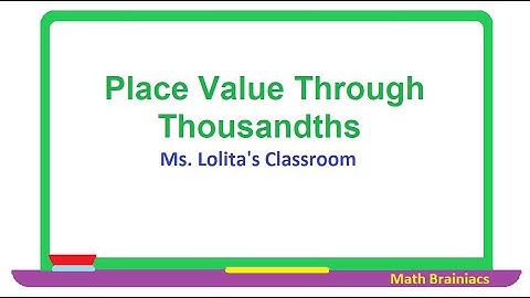 PLACE VALUE THROUGH THOUSANDTHS 👌❤️ Learn it the easy way.
