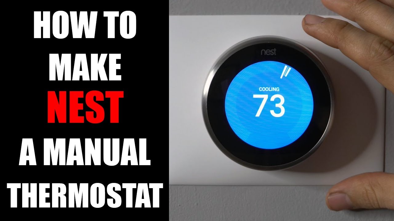 Cum îmi folosesc termostatul Nest manual?