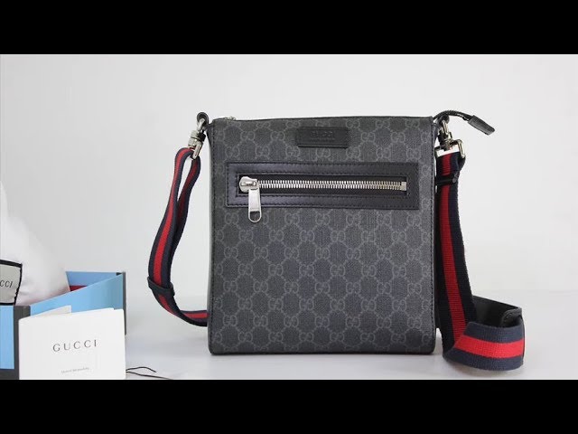 Real vs Fake Gucci Messenger GG Supreme Small Bag 