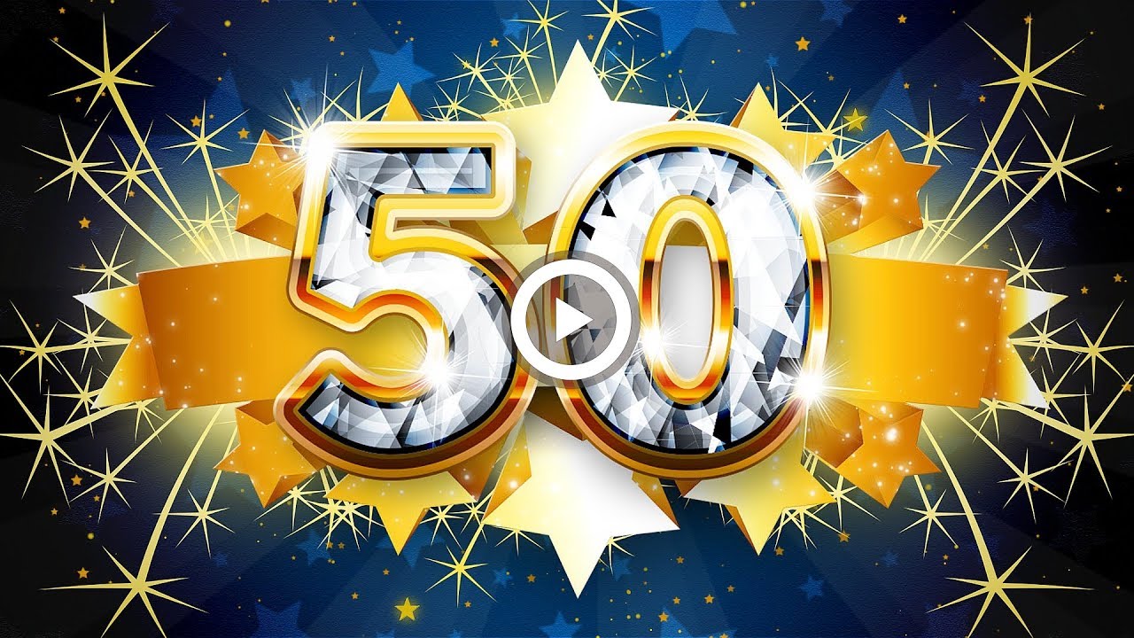 Красивые Видео Поздравления С Юбилеем 50