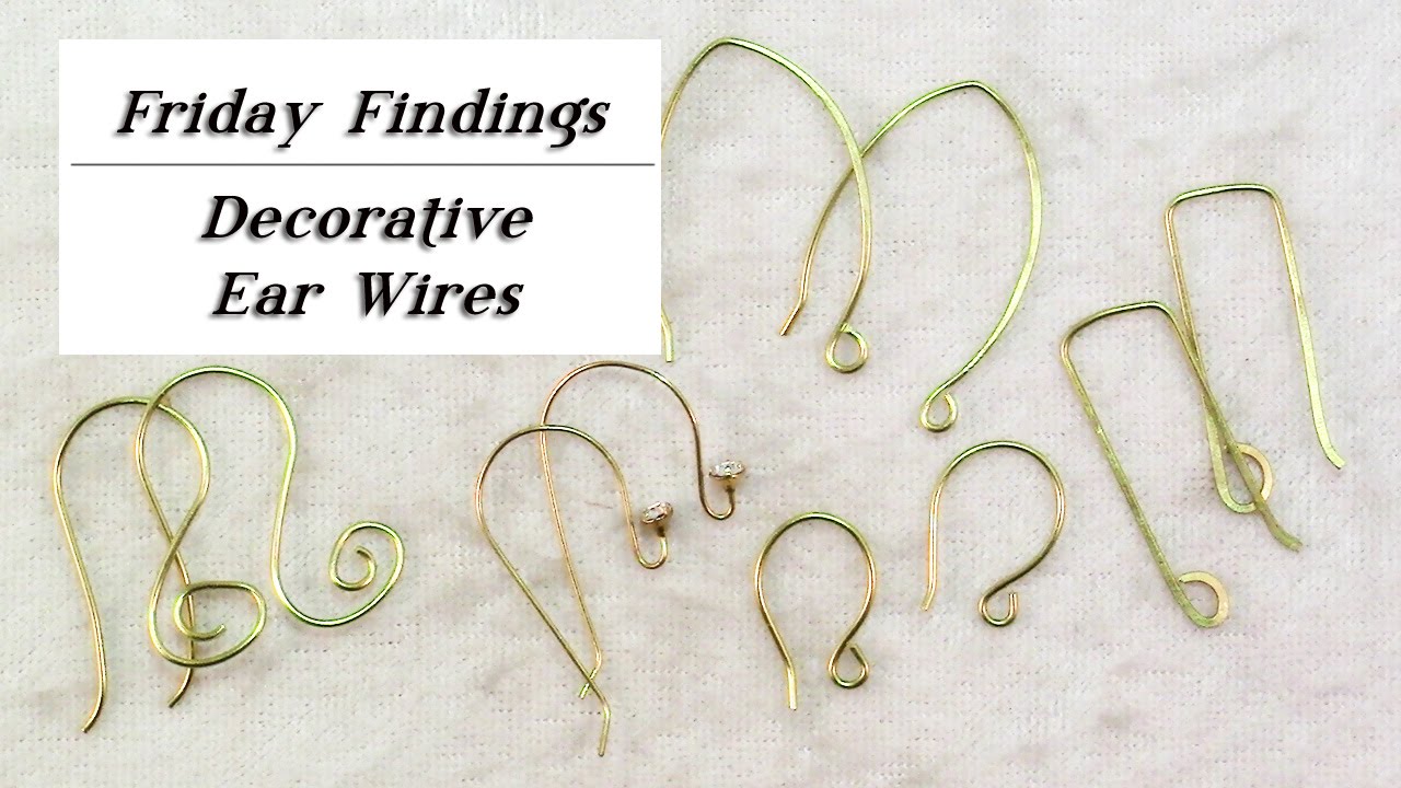 DIY Decorative Ear Wires-How to Make Custom Ear Wire Shapes 