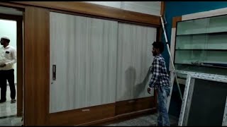 latest wardrobe design 2022|bedroom wardrobe design with soft close sliding screenshot 1