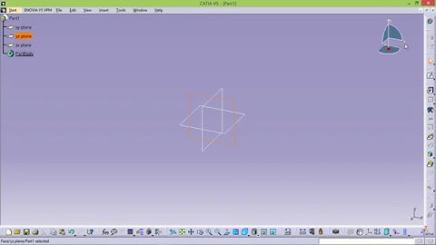 CATIA V5 : Introduction To CATIA Tutorial Module 1