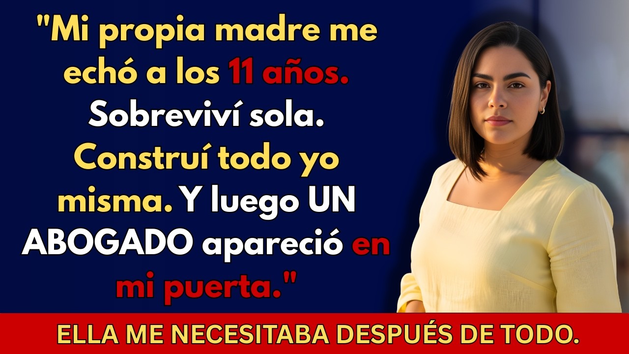 Mi Mamá Me Echó De Casa A Los 11 Años, 21 Años Después Un Abogado Tocó Mi Puerta.