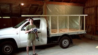 DIY TRUCK CAMPER / The Amarok Flatbed / Ep1