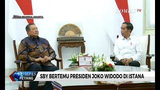 Sby Bertemu Presiden Joko Widodo Di Istana Koalisi Youtube