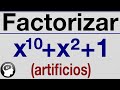 Factorizacion (por artificios algebraicos) nivel avanzado x¹⁰+x²+1 (UNI)