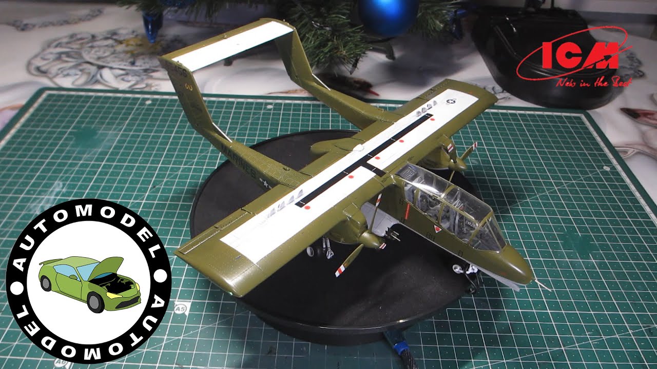 ICM OV-10A Bronco 1/48 Model build/ Сборка модели