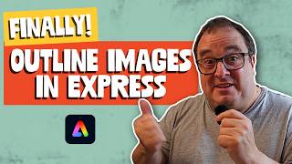 How to Outline Images In Adobe Express