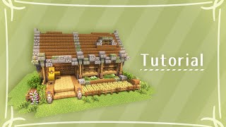 Minecraft: Small House Build Tutorial ≫ Easy Base with a Farm screenshot 3