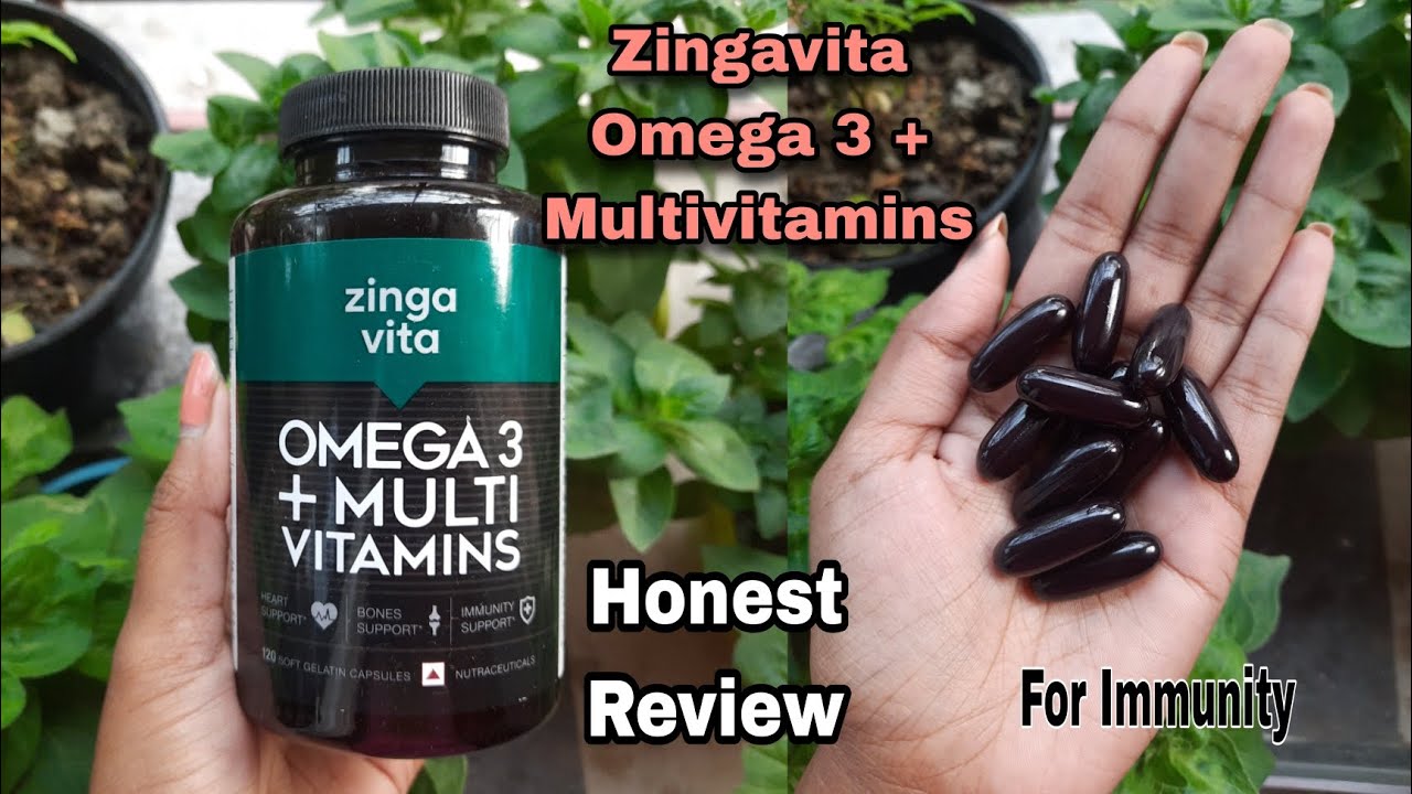 Zingavita Omega 3 + Multivitamins Tablets Honest Review Sunanda