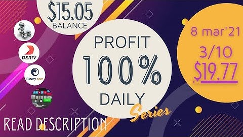 PROFIT 100% DAILY | 8 mar