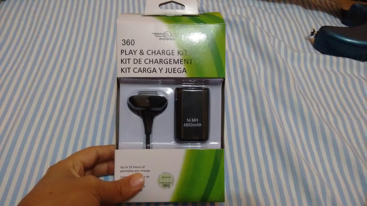 Unboxing Kit Play & Charge XBOX 360