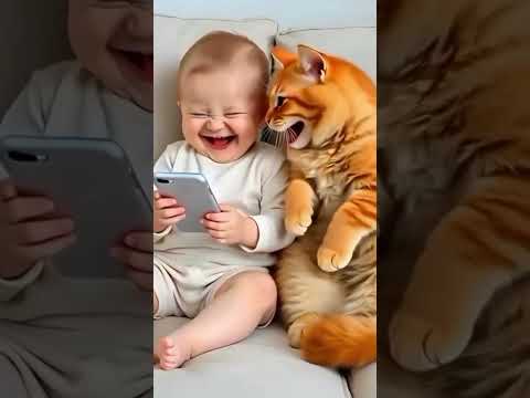 القط والطفل معاااا شاهد ماذا فعلو اكسبلور        