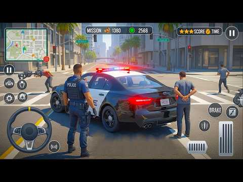 USA Police Car Simulator - Realistic Police Patrol, Crime City Cop Duty - Android Gameplay 2026