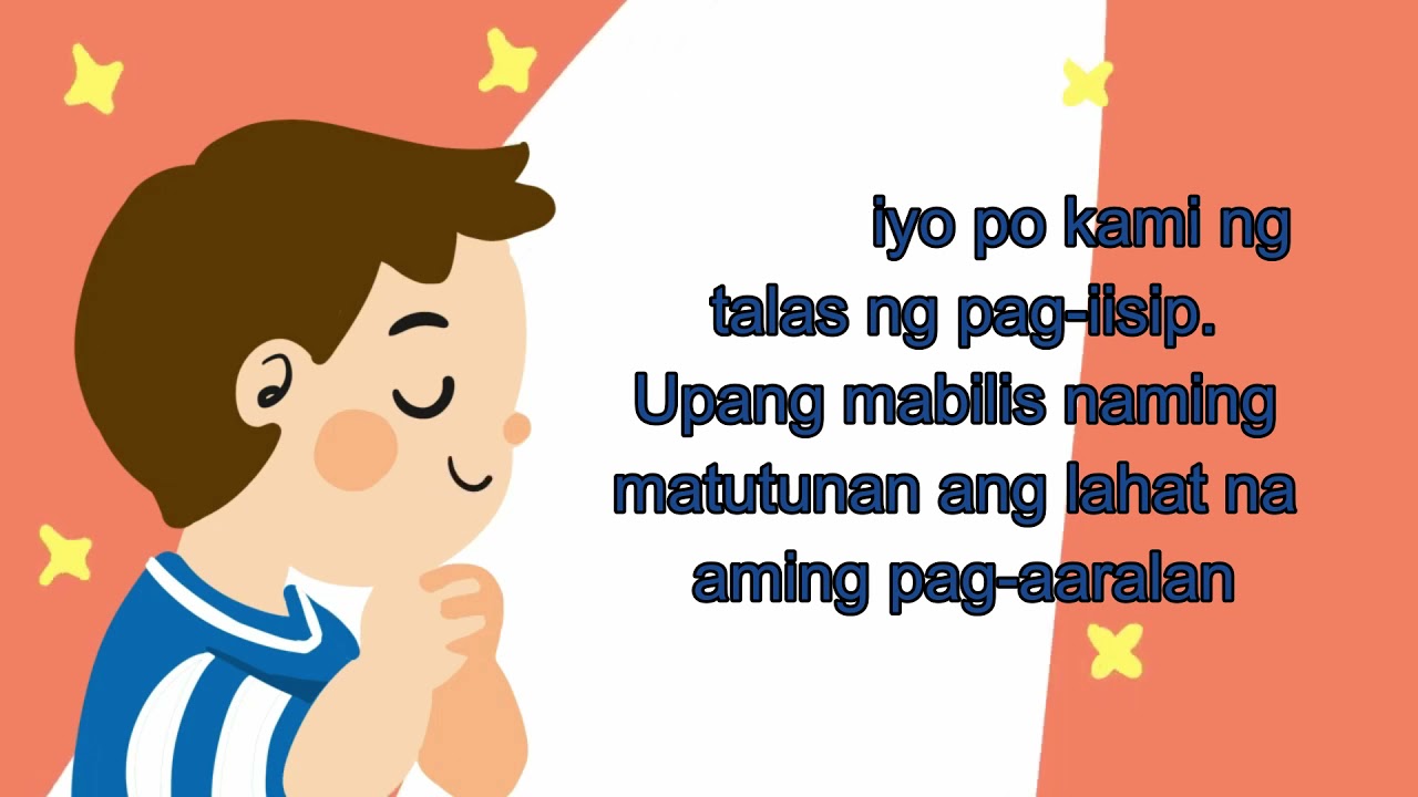 Mga Tagalog Na Panalangin Panalangin Bago Magsimula Ang Klase - Mobile