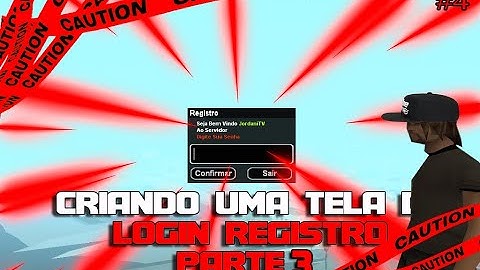 Criando Uma Tela De Login E Registro [3/3]FINAL PC/ANDROID#3