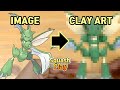 Pokémon Clay Art - Scyther Bug/Flying Pokémon