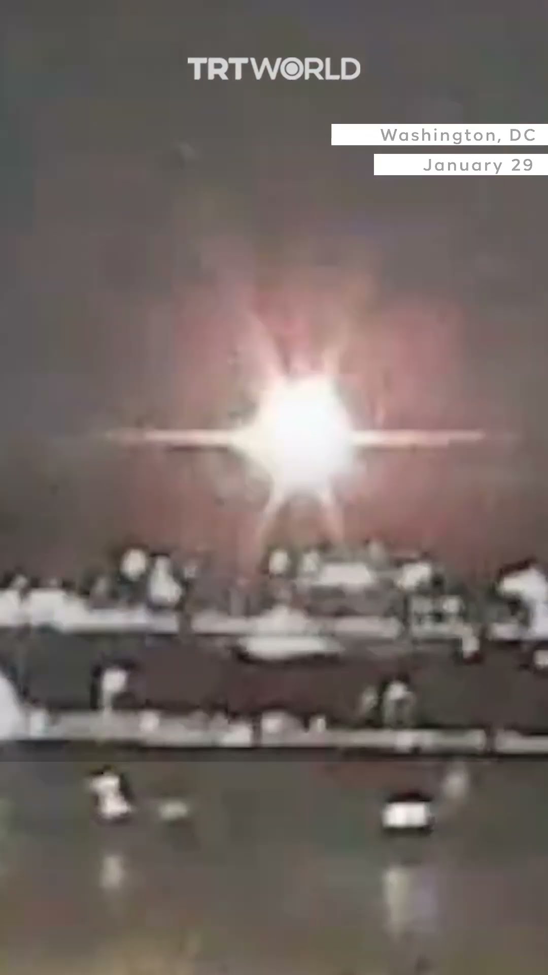 Airplane crashes near Washington, DC airport