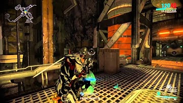 Warframe excalibur gameplay (Archwing update)