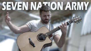 SEVEN NATION ARMY (The White Stripes) on Acoustic Guitar - Luca Stricagnoli