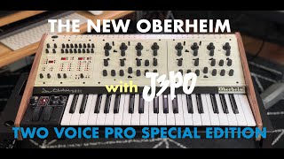 Oberheim Two Voice Pro Special Edition unboxing and exploration with Julian "J3PO" Pollack