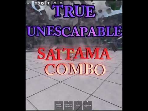 True Unescapable Saitama Combo || The Strongest Battlegrounds