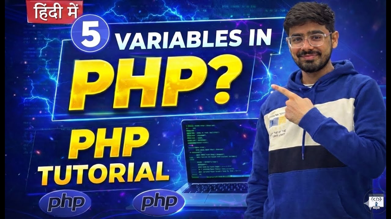 #5 PHP Tutorial in Hindi | Variables in PHP - YouTube