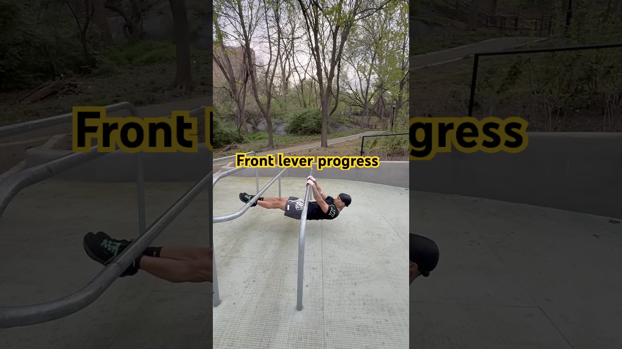 Front lever progress 