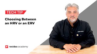 Choosing Between an HRV or an ERV
