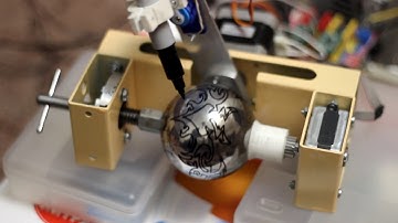 ОТЛИЧНАЯ САМОДЕЛКА ИЗ МОТОРОВ СТАРОГО ПРИНТЕРА \ DIY SphereBot \ EggBot