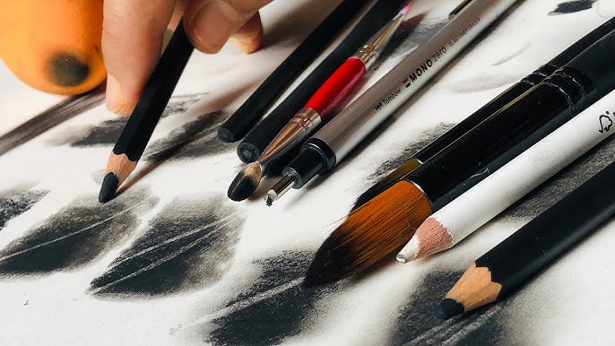 How to use Charcoal Pencil, For Beginners