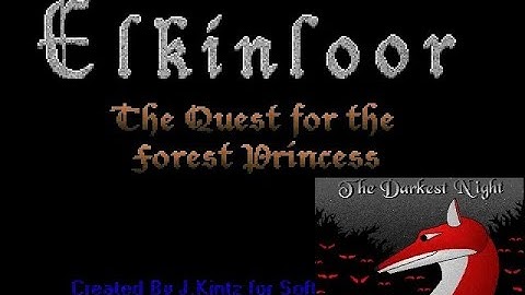 Elkinloor: Obscure and Oldest Furry Game by a Solo Dev [Digital Archeology]