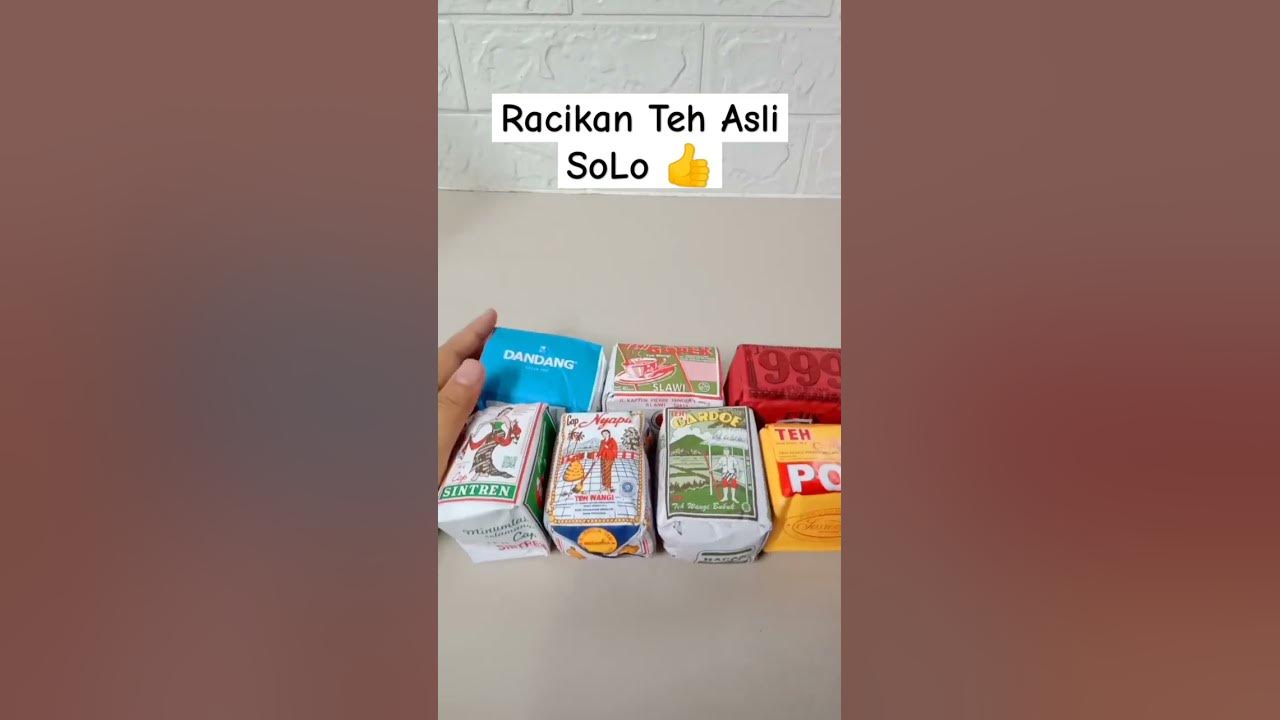 Racikan teh solo asliiii