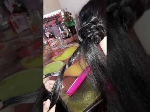 juda hairstyle with rose