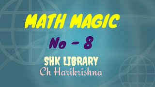 Full MATH MAGIC No-8 ||  SHK LIBRARY || News