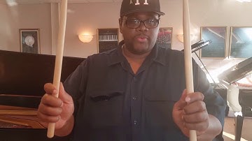 Snare Drum  - Learning To Hold Your Sticks - Isiah Rowser (Part 1)
