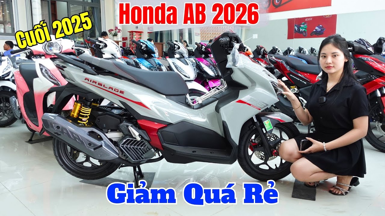 Air Blade 2026 - Giá Xe Honda AB 125 Bản 2026 Giảm Rẻ Cuối Năm 2025