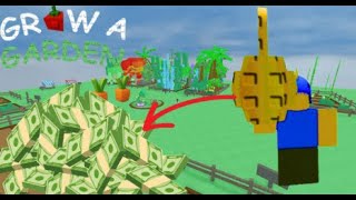 ROBLOX GROW A GARDEN SECRET MONEY MAKING METHOD (GET RICH QUICK)