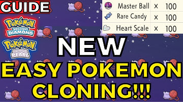 *NEW*  Fastest Cloning Method for Pokemon and Items EASILY in Brilliant Diamond Shining Pearl
