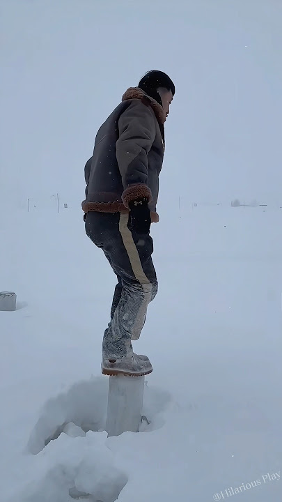 The reason for being late to work #satisfyling #snow #asmr #fyp #oddlysatisfying