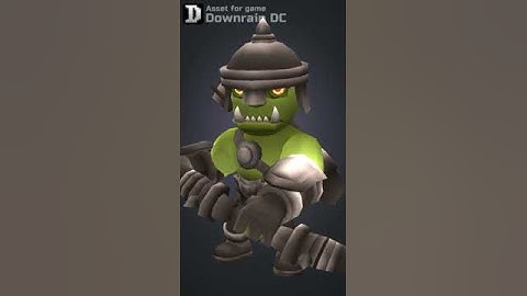 Poly HP - OrcArcher | 3D | For UE/Unity | Game Ready