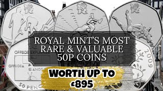 Royal Mint’s Most Rare u0026 Valuable 50p Coins | Top 5 50P in UK – Worth up to £895