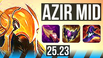 AZIR vs MALZAHAR (MID) | Legendary | KR Master | 25.23